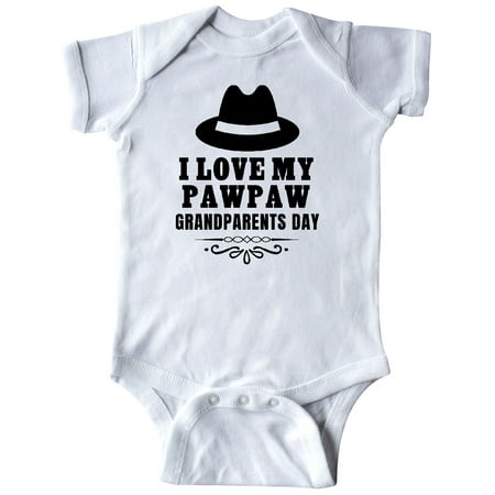 

Inktastic Grandparents Day I Love My Pawpaw Gift Baby Boy or Baby Girl Bodysuit