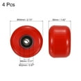 thumbnail image 2 of Unique Bargains Roue de Planche à Roulettes 54mm avec Roulements ABEC-9 Roues de Rue pour Skateboards Roue de Croisière 85A, Rouge Lot de 4, 2 of 4