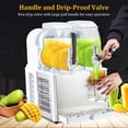 thumbnail image 2 of Garvee Slushy Machine for Frozen Drinks, 1.1 Gal x 2 Tanks Slushie Maker for Home & Commercial, 370W, White, 2 of 5