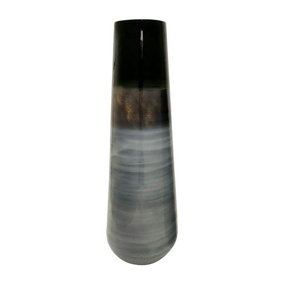Sagebrook Home Metal 24"h Alabastron Vase, Multi