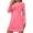 Hot Pink, variant on Winter Dresses for Women Long Sleeve Dress Crew Neck Solid Color Causal Heart Print Winter Fall Dresses 2025