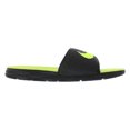 thumbnail image 2 of Men's Nike Benassi Solarsoft Slide Sandal Black/Volt, 2 of 4