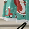 thumbnail image 4 of Coolnut Round Tablecloth 60In,Christmas Santa Table Cover Water Resistant Spill Proof Large Table Cover for Indoor & Outdoor Family Gathering Dinner, BBQ Christmas Decoration70, 4 of 7