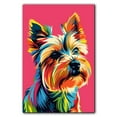 thumbnail image 3 of Silky Terrier Dog Canvas Wall Art Poster Prints Colorful Pop Animal Art Wall Decor Dog Picture Artwork Pet Dog Painting Poster for Home Bedroom Living Room Decoration Framed, 3 of 6