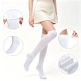 thumbnail image 2 of DOVACKA Women's Extra Long Thigh High Cotton Socks, Over Knee Boot Stockings, Warm Stretchy Comfort Fit, 2 of 5