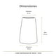 thumbnail image 4 of Cubo enfriador AVERA de botella de vino y sacacorchos, 4 of 8