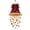 Red, variant on Rdausd Artful Christmas Hat Shaped Pendant Lamp Hanging Light - 29.53 x 17.72 x 5.91 inch Polyester Tabletop Highlight - for Tree, Mantel, Window, Wall and Party Display