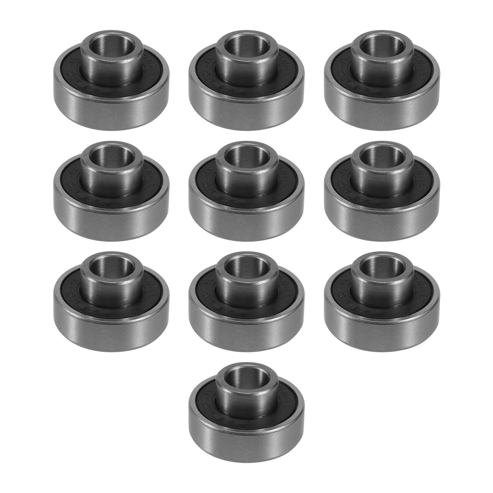 DTYUIER 10Pcs 6082RS Longboard Integrated Bearing Skateboard Wheel