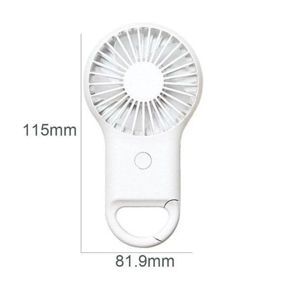 Mini Portable USB rechargeable Pocket Handheld Fan with Mountaineering Buckle