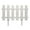20*17 In, variant on White Garden Fence, White Picket Fence, Elegant Plastic Picket Inserts Hedge, Decorative for Garden, Landscaping, Farms, 20*17 In