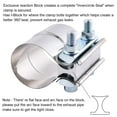 thumbnail image 6 of SPEEDWOW Fathers Day Dad Gifts 2.0" Exhaust Clamp,Lap Joint Band Clamp Stainless Steel for Pipes,Mufflers,Catalytic Converters, 6 of 6