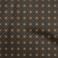 thumbnail image 1 of oneOone Cotton Cambric Black Fabric Arabic Moroccan Sewing Material Print Fabric By The Yard 42 Inch Wide, 1 of 4