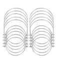 thumbnail image 1 of 10 Pack Stainless Steel Wire Handles Hangers For Mason Canning Jars Rear View Swinging Animal, 1 of 5