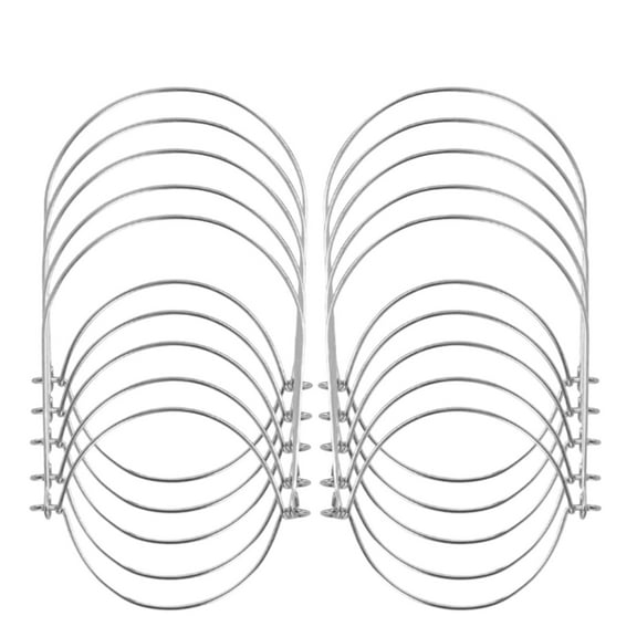 10 Pack Stainless Steel Wire Jar Handles Hangers for Mason Canning Jars Regular Mouth Decorative Hanging Kitchen Storage Solutions