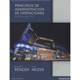 thumbnail image 1 of PRINCIPIOS DE ADMINISTRACION DE OPERACIONES PEARSON EDUCACION BARRY RENDER, 1 of 1