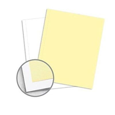 250 sets, ncr paper, 5887, collated 2 part (white, canary), letter size carbonless paper