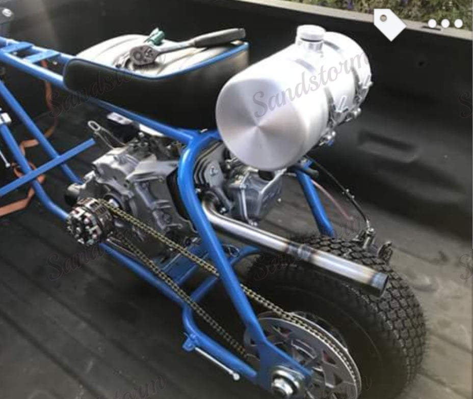  6x16 Center Fill Round Spun Aluminum Gas Tank - Fuel Tank - 1.6  Gallon - GO-Kart, Mini Bike, - Made in the USA! : Automotive