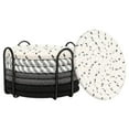 thumbnail image 4 of 8 posavasos absorbentes BLESIY juego de posavasos tejidos resistentes al calor decoración del Tema negro, 4 of 8