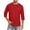 Red, variant on Men's Big and Tall Shirts 3/4 Sleeve Cotton Tee Crew Neck Oversize Tops Casual Loose Fit Pullover T Shirts