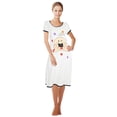 thumbnail image 2 of JEFFRICO Womens Nightgowns Sleepwear Soft Pajama Dress Nightshirts, 2 of 5