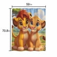 thumbnail image 4 of Lion King Simba-theme Bathroom Shower Curtain Home Decor,Bath Curtains Durable Waterproof Bath Curtain , Adluts Girls Boys Bathroom Decor House Gifts 71x71inch（180cmX180cm), 4 of 5