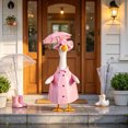 thumbnail image 6 of Sruoe Raincoat Porch Goose Outfits, 23 Inch Porch Goose Clothes, Goose Clothes Dress, Duck Sculpture Clothes for Lawn Statue Cement Statue Yard Patio Party Decoration, 6 of 6