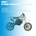 thumbnail image 6 of SYX MOTO VK 58cc 4 Stroke Gas Powered Kids Dirt Bike, Pull Start, Green/White, 6 of 10