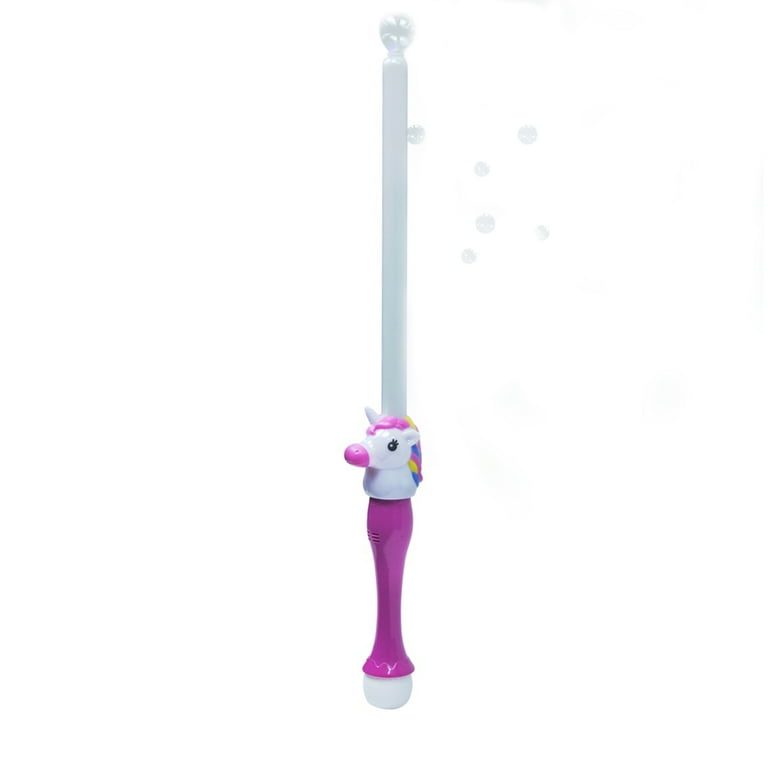 Flashing LED Light Rainbow Unicorn Bubbles Sword Toy Kid Saber Costume Accessory Flashing LED Light Rainbow Unicorn Bubbles Sword Toy Kid Saber Costume Accessory