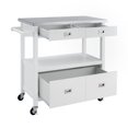 thumbnail image 3 of Ren Kitchen Cart, White, 3 of 8