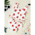 thumbnail image 2 of Coduop Toddler Baby Girl Swimsuit Beach Bikini Shorts Two-Pieces Swimwear Baby Bathing Suit, 2 of 7