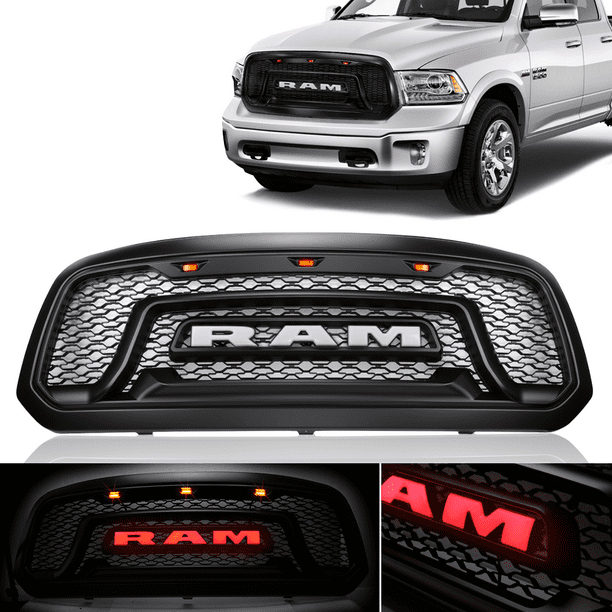 For 20132018 Dodge Ram 1500 Mesh Grille Rebel Style Front Grill Hood