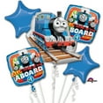 thumbnail image 2 of Thomas & Friends All Aboard Character Authentic Licensed Theme Foil Balloon Bouquet, 2 of 6