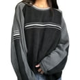 thumbnail image 2 of Seyurigaoka Women Juniors Casual Sports Sweatshirt, Long Sleeve Round Neck Spring Tops, 2 of 10