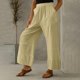 thumbnail image 2 of Moda Mujer Verano Casual Suelto Algodón Y Lino Bolsillo Sólido Pantalones Pantalones Odeerbi ODB-6, 2 of 9