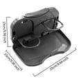 thumbnail image 3 of kkbbma under $5 Car Folding Tray, Car Folding Table Back Seat Tray, Auto Drink Food Cup Holder Storage Organizer, Vehicle Tray, Car Organizer, Travel Tray, 3 of 6