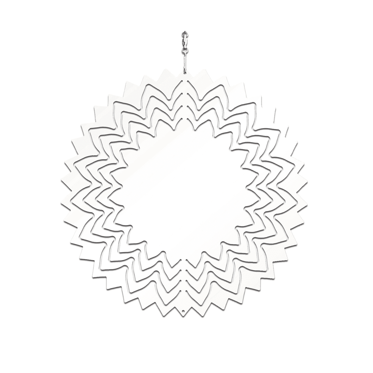 1Pcs 8 Inch Sublimation Wind Spinner Blanks 3D Garden Wind Spinners Sublimation Blanks Double