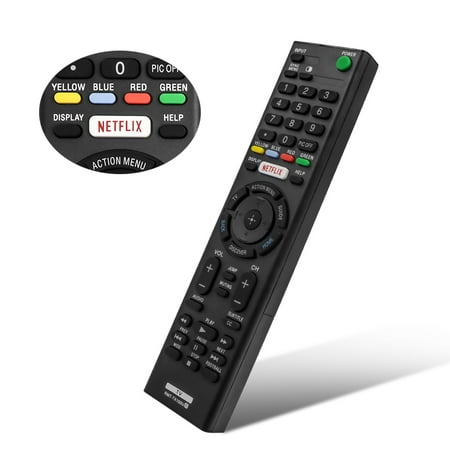 RMT-TX100U Universal Remote Control Replacement for S-ony Bravia TV Remote Control, if Applicable XBR75X850C XBR-55X855C KDL-50W800C KDL-50W800380 KDL-50W800BUN1 (with Netflix Button)