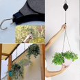 thumbnail image 5 of Polea para cesta colgante Nirvana, 2 ganchos ajustables para cestas de flores, colgador de plantas, poleas ajustables para plantas, poleas retráctiles para plantas, para colgar, 5 of 5