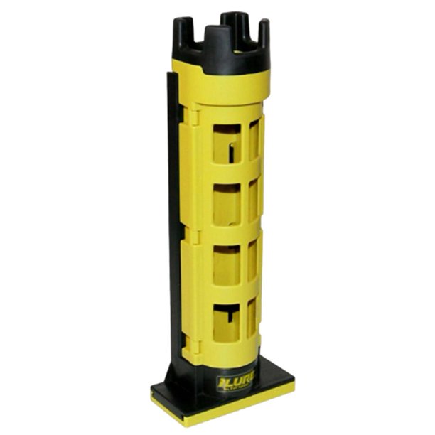 Soporte para caña de pescar, estante para barril, pesca ajustable para aparejos de pesca, amarillo