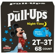 Pull-Ups Boys Night-Time Training Pants, 2T-3T (16-34 lbs), 68 Ct (Select for More Options)