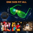 thumbnail image 4 of Gafas LED OLUPP que brillan en la oscuridad, suministros para fiestas, 84 unidades, 4 of 6