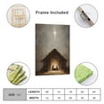 thumbnail image 2 of Framed Christmas Nativity Manger Christmas Manger Wall Decor Nativity Wall Art Christian Printable Baby Jesus Manger Painting,Christmas Holiday Decor for Home Office Room,Ready To Hang Poster, 2 of 5