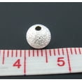 thumbnail image 2 of BD405 - 6mm - 150 pcs. Silver Plated Stardust Ball Spacer Beads, 2 of 2