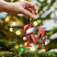 thumbnail image 7 of Boovnll 26 Letter Ornaments, Personalized Acrylic Christmas Ornaments for Xmas Trees Decorations DIY Hanging Party Decor, Christmas Decorations (M), 7 of 7