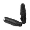 thumbnail image 3 of 10pcs XLR DMX 3 Pin Male MIC Snake Plug Audio Microphone Cable Connector, 3 of 6
