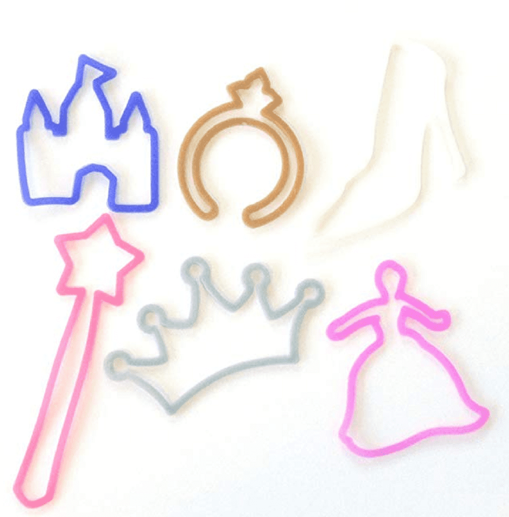 Disney Princess Character Bandz Silly Bands Bracelets 12 Packs   S4154 