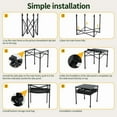 thumbnail image 5 of Adjustable Folding Camping Table with Roll-Up Top, Lightweight Portable Design with Carry Bag for Outdoor Trips, Picnics & Backyard Use (SMALL), 5 of 7