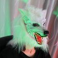 thumbnail image 2 of Ounissouiy Casco con cubierta de cara para Halloween, adornos para la cabeza, disfraz interesante para adultos, adorno para la cabeza, Kits de decoración para fiestas Blanco, 2 of 6