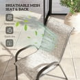 thumbnail image 4 of Outsunny Outdoor Dining Chairs Set of 4, Stackable Outdoor Patio Chairs with High Back, Breathable Mesh Seat for Garden Lawn Backyard, Mixed Gray, 4 of 9
