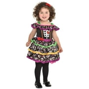 Day Of The Dead Infant Costume (12-24)